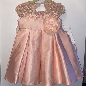 Rare Editions mauve pink dress NWOT 18 months